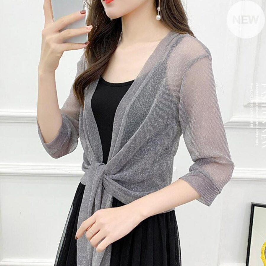 Stylish Jacket Cardigan Half Sleeve For Summer